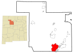 Sandoval County New Mexico Incorporated and Unincorporated areas Rio Rancho Highlighted